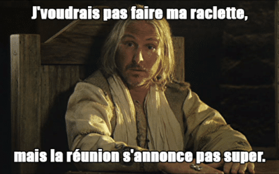 Les réunions à Kaamelott.