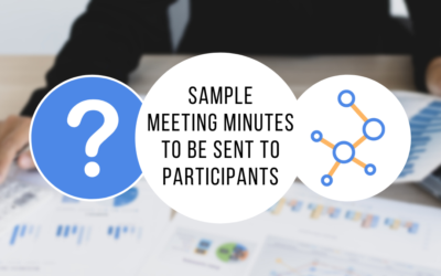 Sample meeting minutes to be sent to participants