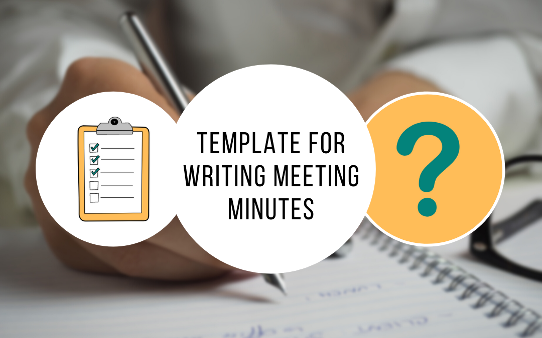 Writing Record Template for writing meeting minutes - Perfony