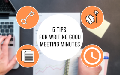 5 tips for writing good meeting minutes