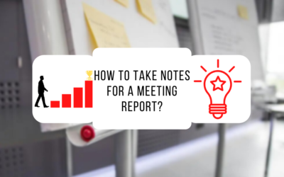 How to take notes for a meeting report?