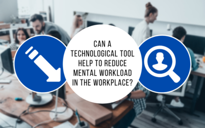 Can a technological tool help reduce mental workload in the workplace?