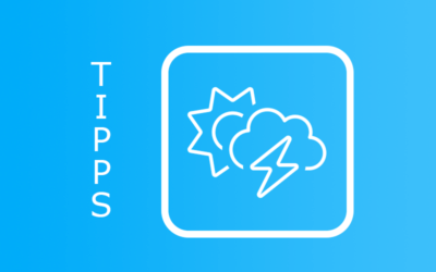 Das Wetter für Ihre Aktionen