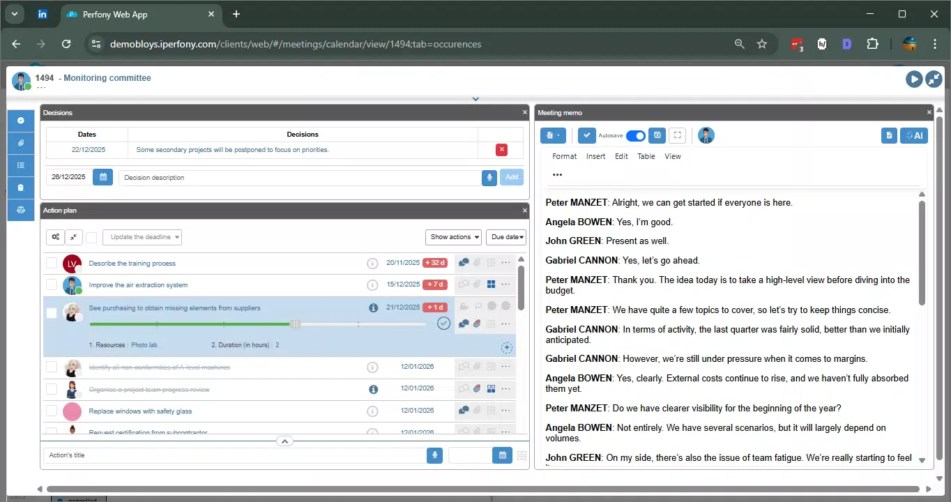 Perfony: Einführung in den Ablauf der Nichtkonformitätsbearbeitung